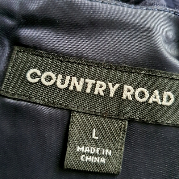 Country Road Navy Blue Textured Structured Crop Top Size L - Picture 3 of 12